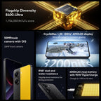 [HK Warehouse] Xiaomi POCO X7 Pro 5G Global, 12GB+256GB, In - screen Fingerprint, 6.67 inch Xiaomi HyperOS 2 MediaTek Dimensity 8400 - Ultra Octa Core, NFC, Network: 5G (Green) - British D'sire
