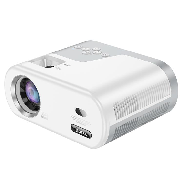 hoco DT2 1280x720P 140ANSI Smart WiFi Bluetooth Projector Android Version, EU Plug(White) Secondary image