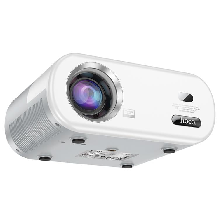 hoco DT2 1280x720P 140ANSI Smart WiFi Bluetooth Projector Android Version, EU Plug(White) - British D'sire