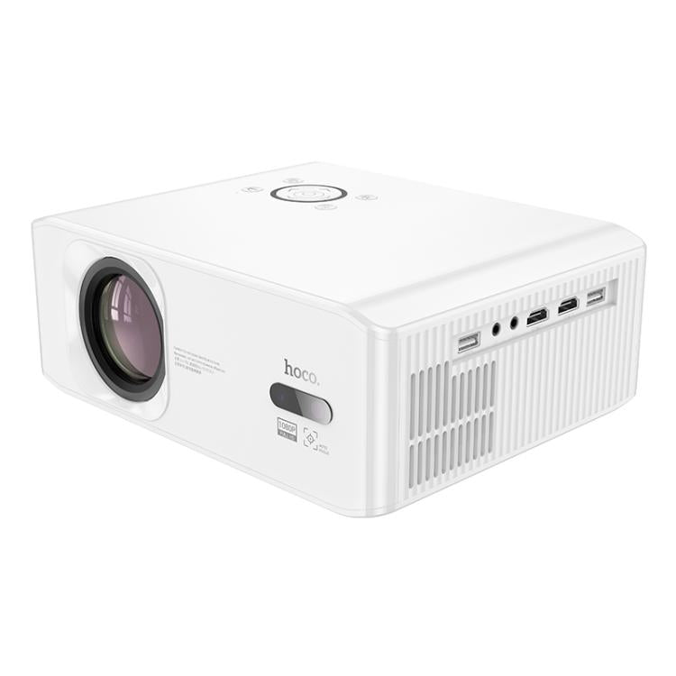 hoco DT3 1920x1080P 370ANSI Smart Electric Focus Projector Android Version, US Plug(White) Secondary image