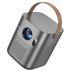 hoco DT4 1280x720P 190ANSI Smart Full Autofocus Projector Android Version, EU Plug(Metal Grey) - British D'sire