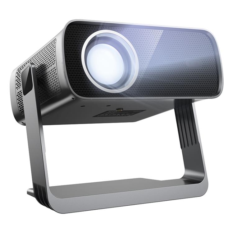 hoco DT5 1920x1080P 270ANSI Smart Electric Focus Projector Android Version, EU Plug(Metal Grey) - British D'sire Main image