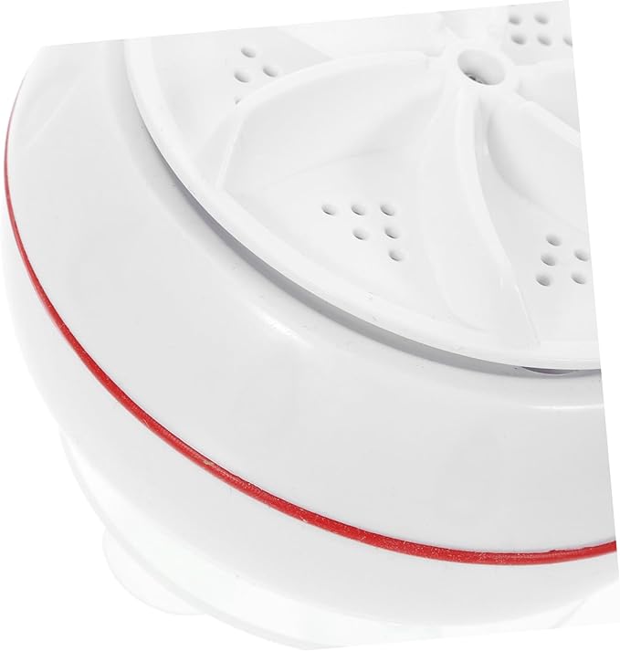 Homoyoyo Mini Portable Washing Machine Small Portable Washer Portable Clothes Washer Sink Washing Machine Portable Wash Machine Lavadora Portátil Mini Washers Cleaning Machine Usb White Abs - British D'sire