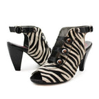 Honey - Zebra Pony - Heel Shoe - British D'sire
