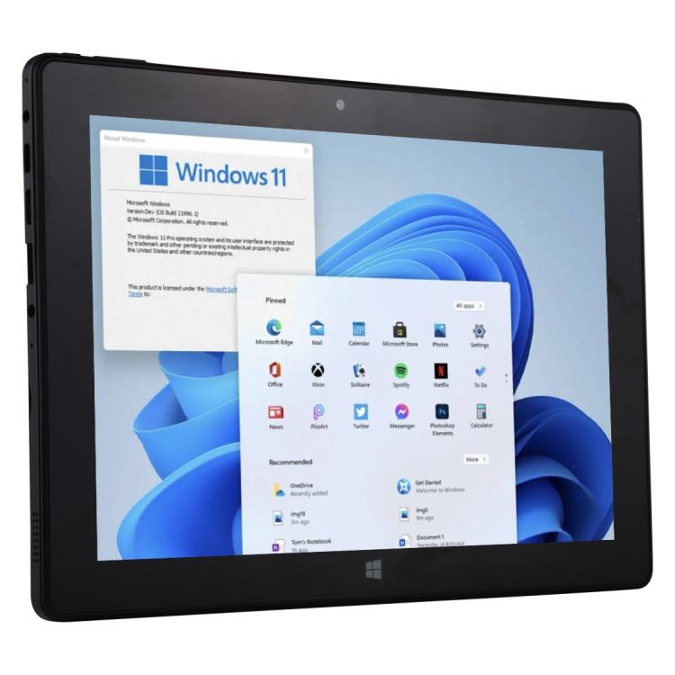 HONGSAMDE 10.1 inch 2 in 1 Tablet PC, 12GB+128GB, Windows 11, Intel Alder Lake N100 Quad Core No Keyboard(US Plug) - British D'sire