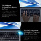 HONOR MagicBook 14 2022 Laptop, 16GB+512GB, 14 inch Windows 11 Home Chinese Version, Intel 12th Gen Core i5 - 12500H MX550 Discrete Graphics(Grey) - British D'sire