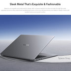 HONOR MagicBook 14 2022 Laptop, 16GB+512GB, 14 inch Windows 11 Home Chinese Version, Intel 12th Gen Core i5 - 12500H RTX2050 Discrete Graphics(Grey) - British D'sire