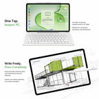 Honor Pad 20 Lite Edition WiFi Tablet PC, 12.1 inch 8GB+128GB MagicOS 10 Qualcomm Snapdragon 7 Gen3 Octa Core, US Plug (Grey) - British D'sire