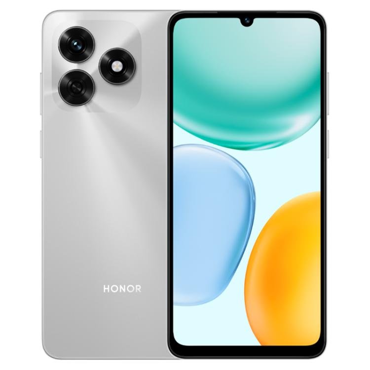 Honor Play 70C, 4GB+128GB, 6.75 inch MagicOS 9.0 Android 15 MediaTek Helio G81 Ultra Octa Core, Network: 4G, OTG (Silver) - British D'sire