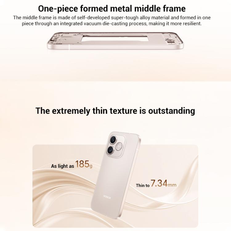 Honor Play11 Plus, 8GB+256GB, In-screen Fingerprint, 6.6 inch Android 16 MagicOS 10 Dimensity 6500 Elite Octa Core, Network: 5G (Silver) - British D'sire
