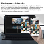 Honor Tablet V7 Pro WiFi BRT - W09, 11 inch, 8GB+128GB, MagicUI 5.0(Android R) MediaTek 1300T Octa Core, Support Dual WiFi / Bluetooth / GPS, Not Support Google Play(Silver) - British D'sire