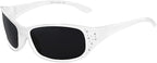 Hornz HZ Series Elettra – Women’s Premium Polarised Sunglasses Pure White Frame - Dark Smoke Lens - British D'sire