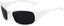 Hornz HZ Series Elettra – Women’s Premium Polarised Sunglasses Pure White Frame - Dark Smoke Lens - British D'sire