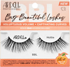 Ardell Big Beautiful Lashes Hottie False Eyelashes, Duo Adhesive Included, Medium Volume, 20 mm Length, Vegan Friendly, 1 Pair (Pack of 1)