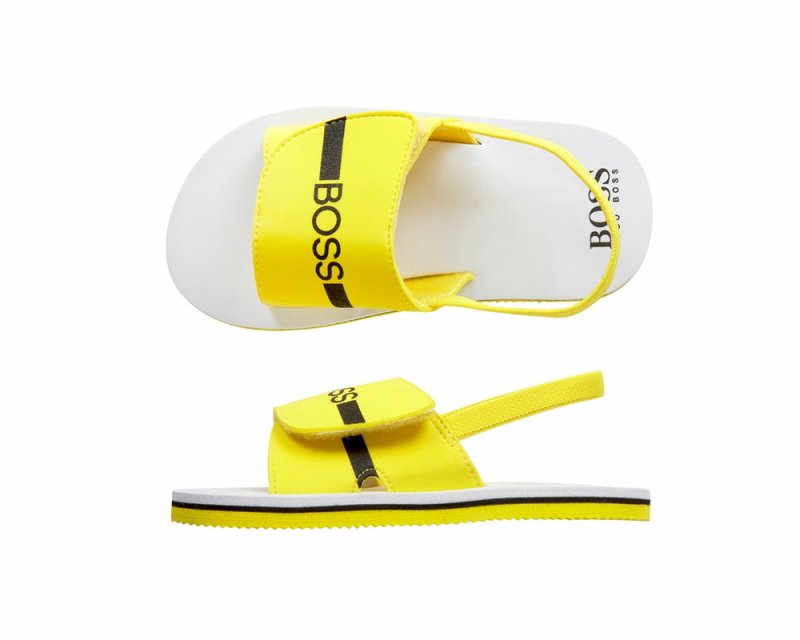 Hugo Boss J09143 553 Baby's Sandals Yellow Secondary image