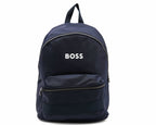 Hugo Boss J20334 849 Logo Backpack Blue - Bags - British D'sire