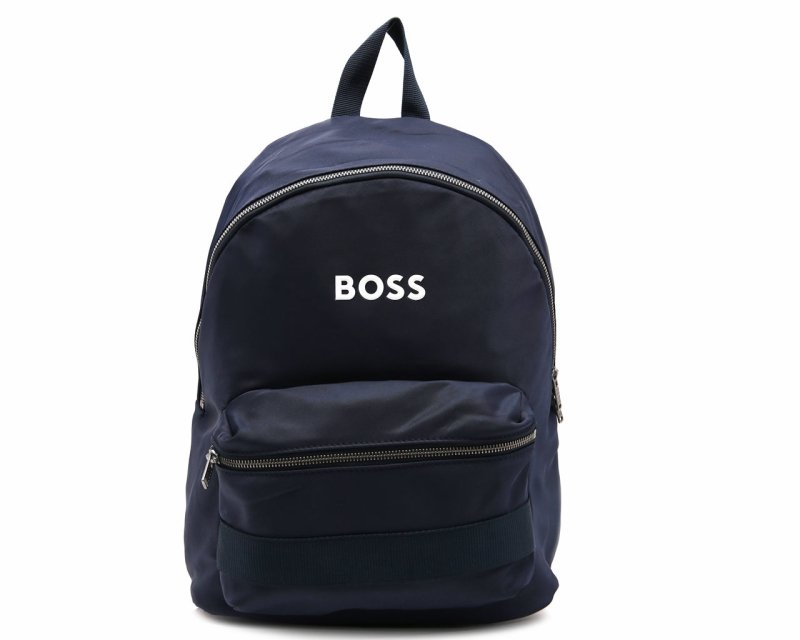 Hugo Boss J20334 849 Logo Backpack Blue - Bags - British D'sire