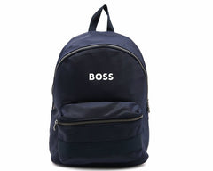 Hugo Boss J20334 849 Logo Backpack Blue - Bags - British D'sire