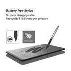 HUION Inspiroy Series H640P 5080LPI Professional Art USB Graphics Drawing Tablet for Windows / Mac OS, with Battery - free Pen - British D'sire