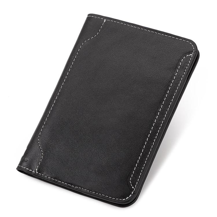 HUMERPAUL BP734 Leather Passport Document Holder(Black) - British D'sire Main image
