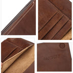 HUMERPAUL BP734 Leather Passport Document Holder(Brown) - British D'sire