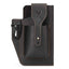 HUMERPAUL Retro Keychain Wears Belt Leather Mobile Phone Bag Men Waist Bag(Black) - British D'sire
