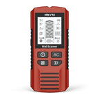 HW-710 5-in-1 Wall Scanner Metal Detector Stud Finder Measuring Instrument(Red) - British D'sire