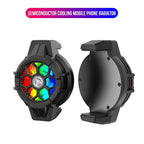 HXSJ P10 Portable Gaming Mobile Phone Radiator Holder with Rainbow Backlight(Black) - British D'sire