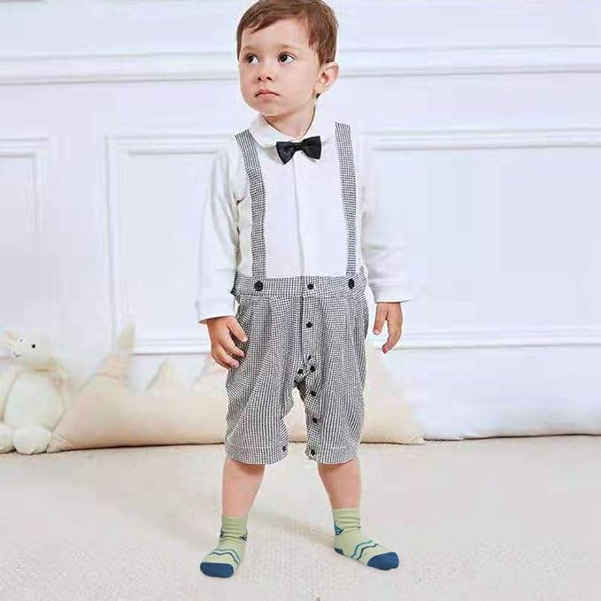 HYCLES Baby Girp Socks 12 Pairs for Boys Girls 1 - 7 Years Toddler Infant Kids Children Non Skid Anti - slip Socks - British D'sire