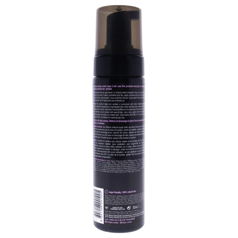 I Want The Darkest Tan Possible Self Tan Mousse by B.Tan for Unisex - 6.7 oz Mousse Secondary image