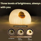 ICARER FAMILY IF - YD01 Cartoon Silicone Night Light Bedroom Bedside Lamp Baby Feeding Lamp(Beige) - British D'sire