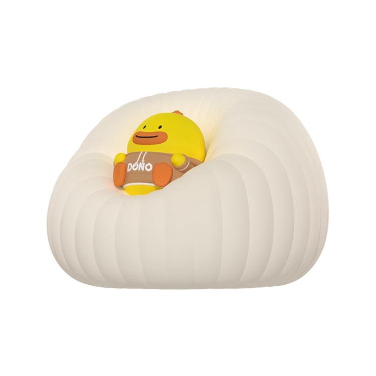ICARER FAMILY IF - YD01 Cartoon Silicone Night Light Bedroom Bedside Lamp Baby Feeding Lamp(Beige) - British D'sire