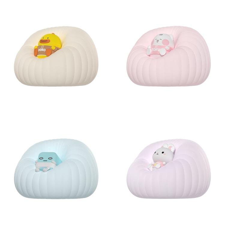 ICARER FAMILY IF-YD01 Cartoon Silicone Night Light Bedroom Bedside Lamp Baby Feeding Lamp(Blue) Secondary image