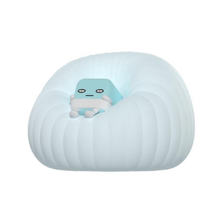 ICARER FAMILY IF - YD01 Cartoon Silicone Night Light Bedroom Bedside Lamp Baby Feeding Lamp(Blue) - British D'sire Main image