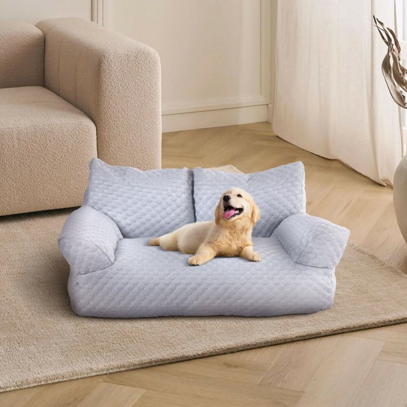 Ice Silk Cooling Pet Sofa Bed - Pet Bed - British D'sire Main image