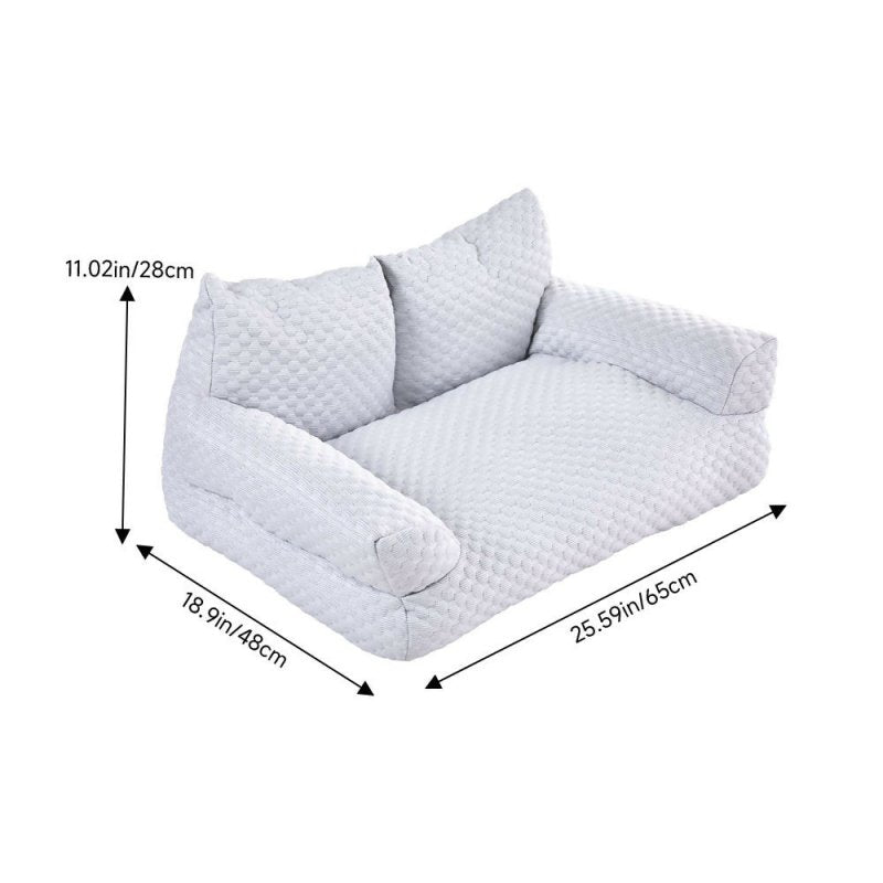 Ice Silk Cooling Pet Sofa Bed - Pet Bed - British D'sire