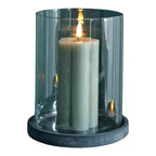 Amalfi Grey Large Hurricane Lantern