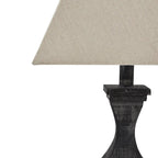 Incia Fluted Wooden Table Lamp Decorative Table Lamp - Lamps - British D'sire