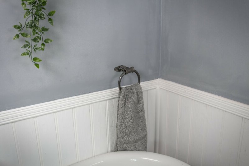 Industrial towel ring bathroom towel rail - Stanford - towel ring - British D'sire