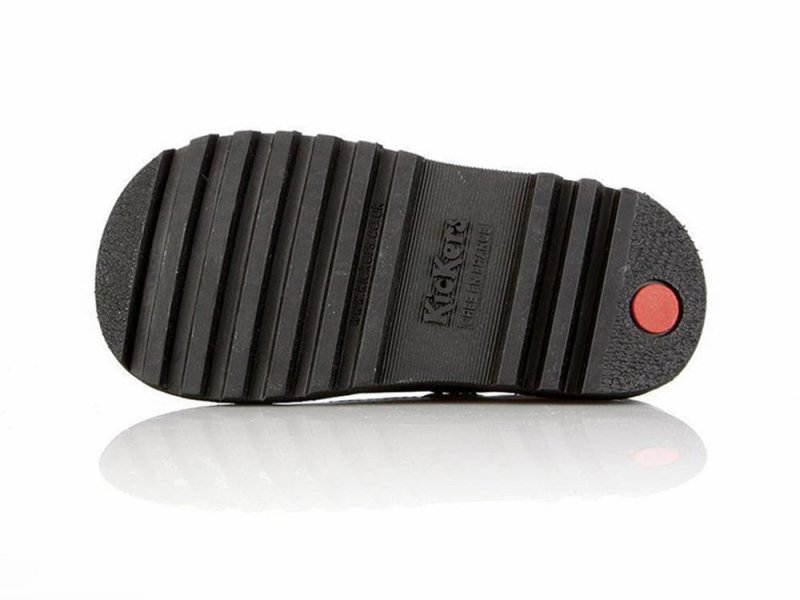 Infants Youths Kickers KICK T CORE Leather T Bar Shoes Black - Shoes - British D'sire