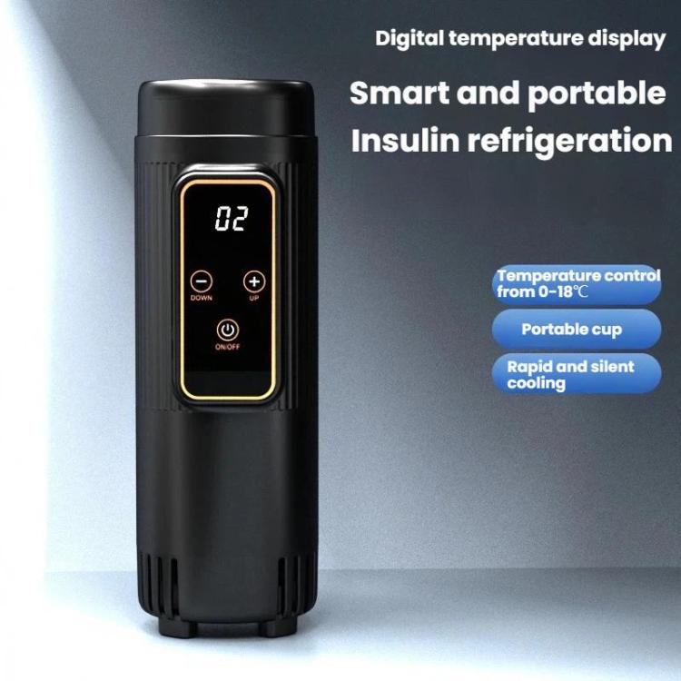Insulin Cooling Cup Portable Cooling Box Medication Temperature Controlled Portable Mini Fridge, Style: USB Direct Plug Secondary image