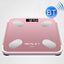 ISCRLE7 Smart Weight Scale Bluetooth Body Fat Measuring Instrument Battery Model(Rose Gold) - British D'sire
