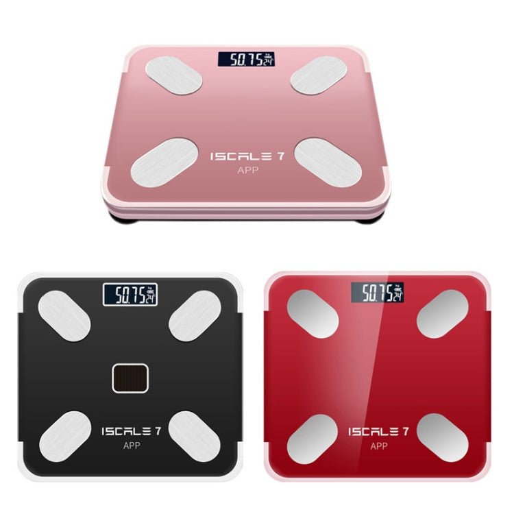 ISCRLE7 Smart Weight Scale Bluetooth Body Fat Measuring Instrument Battery Model(Rose Gold) Secondary image