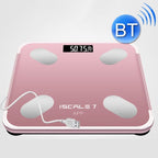 ISCRLE7 Smart Weight Scale Bluetooth Body Fat Measuring Instrument Charging Model(Rose Gold) - British D'sire