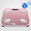 ISCRLE7 Smart Weight Scale Bluetooth Body Fat Measuring Instrument Charging Model(Rose Gold) - British D'sire