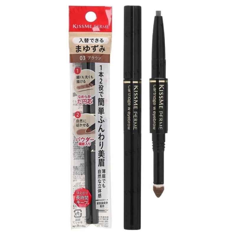 ISEHAN - Kiss Me Ferme Cartridge Eyebrow 02 Olive Brown Secondary image