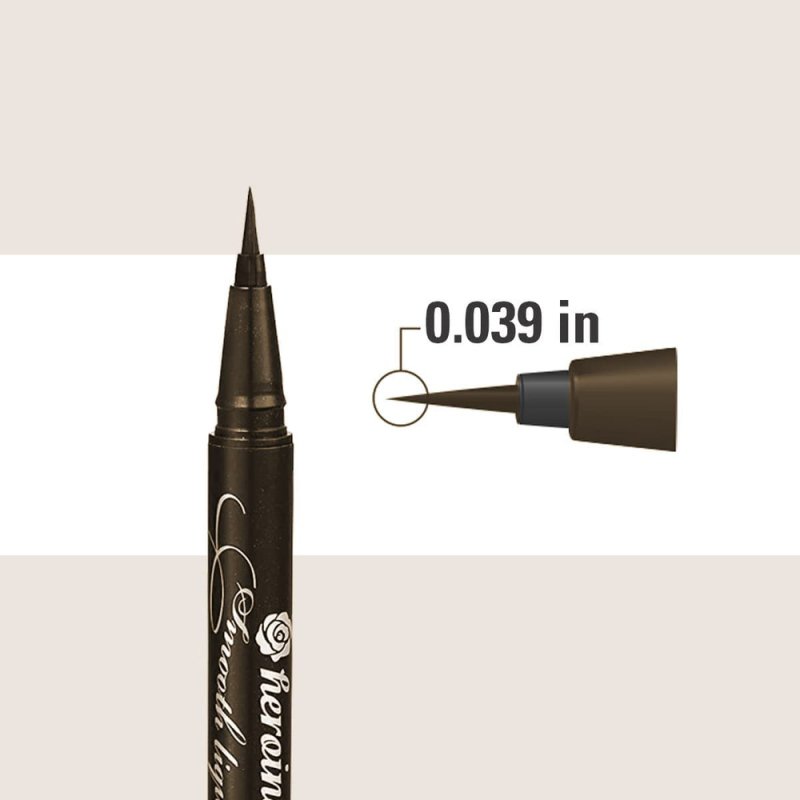 ISEHAN - Kiss Me Heroine Make Smooth Liquid Eyeliner 0.4ml - 02 Dark Brown - Liquid Eyeliner - British D'sire