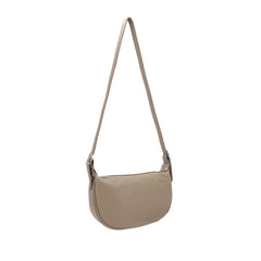 Italian Designer Leather Round Shoulder Bag Teal - British D'sire