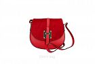 Italian Leather Marinella Handbag - Red - British D'sire