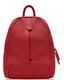 Italian Leather Red Backpack - Leather Handbag - British D'sire